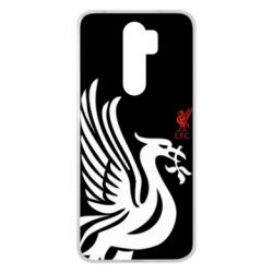 Чехол для Xiaomi Redmi Note 8 Pro Liverpool on a black background - PrintSalon