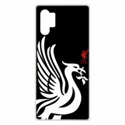 Чехол для Samsung Note 10 Plus Liverpool on a black background - PrintSalon