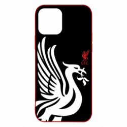 Чехол для iPhone 12 Pro Liverpool on a black background - PrintSalon