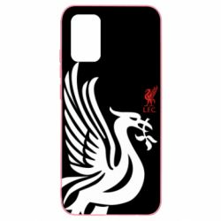Чехол для Samsung A02s/M02s Liverpool on a black background - PrintSalon