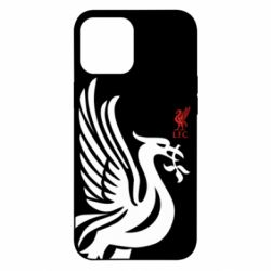 Чехол для iPhone 12 Pro Max Liverpool on a black background - PrintSalon