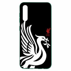 Чехол для Samsung A50 Liverpool on a black background - PrintSalon