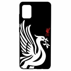 Чехол для Samsung A51 Liverpool on a black background - PrintSalon
