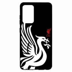 Чехол для Samsung A52 5G Liverpool on a black background - PrintSalon