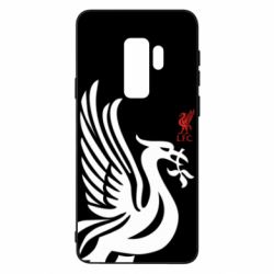 Чехол для Samsung S9+ Liverpool on a black background - PrintSalon