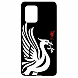 Чехол для Samsung S10 Lite Liverpool on a black background - PrintSalon