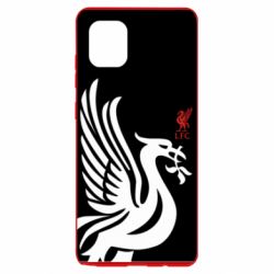 Чехол для Samsung Note 10 Lite Liverpool on a black background - PrintSalon