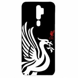 Чехол для Oppo A5/A9 2020 Liverpool on a black background - PrintSalon