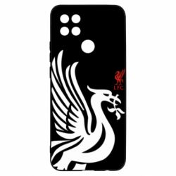 Чехол для Oppo A15s/A15 Liverpool on a black background - PrintSalon