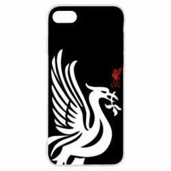 Чехол для iPhone 8 Liverpool on a black background - PrintSalon