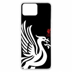 Чехол для Oppo A73 Liverpool on a black background - PrintSalon