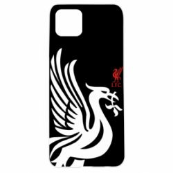 Чехол для Oppo A92s Liverpool on a black background - PrintSalon