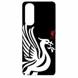 Чехол для Oppo Reno 4 Pro Liverpool on a black background - PrintSalon