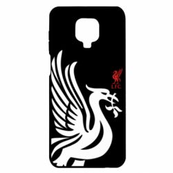 Чехол для Xiaomi Redmi Note 9S/9Pro/9Pro Max Liverpool on a black background - PrintSalon