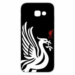 Чехол для Samsung A5 2017 Liverpool on a black background - PrintSalon