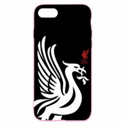 Чехол для iPhone SE 2022 Liverpool on a black background - PrintSalon