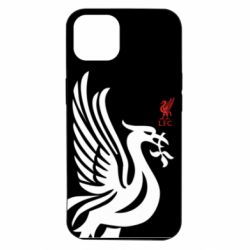 Чехол для iPhone 14 Liverpool on a black background - PrintSalon