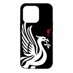 Чехол для iPhone 14 Pro Liverpool on a black background - PrintSalon
