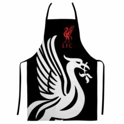 Фартук с 3D принтом Liverpool on a black background - PrintSalon