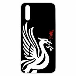 Чехол для Huawei P20 Liverpool on a black background - PrintSalon