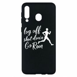 Чехол для Samsung M30 Log off shut down go run - PrintSalon