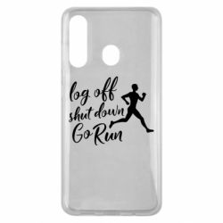 Чехол для Samsung M40 Log off shut down go run - PrintSalon