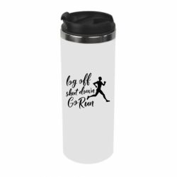 Термокружка Log off shut down go run - PrintSalon