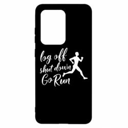 Чехол для Samsung S20 Ultra Log off shut down go run - PrintSalon