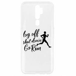 Чехол для Oppo A5/A9 2020 Log off shut down go run - PrintSalon