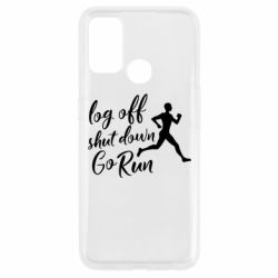 Чехол для Oppo A53/A32/A33 Log off shut down go run - PrintSalon