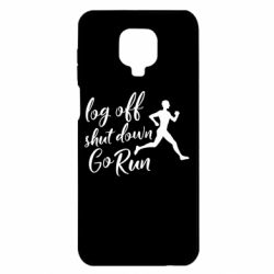 Чехол для Xiaomi Redmi Note 9S/9Pro/9Pro Max Log off shut down go run - PrintSalon