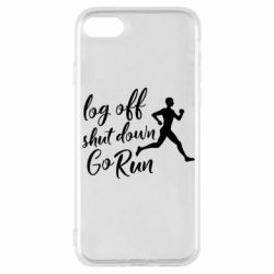 Чохол для iPhone SE 2022 Log off shut down go run