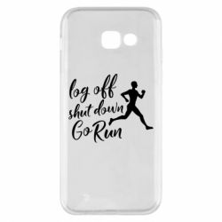 Чехол для Samsung A5 2017 Log off shut down go run - PrintSalon