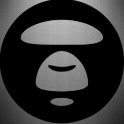 Наклейка Logo Bape Monkey - PrintSalon