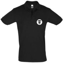 Мужское поло Logo Bape Monkey - PrintSalon