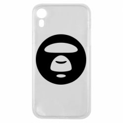 Чехол для iPhone XR Logo Bape Monkey - PrintSalon