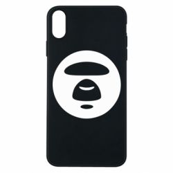 Чехол для iPhone Xs Max Logo Bape Monkey - PrintSalon