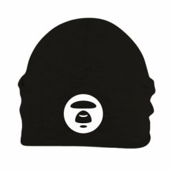 Шапка флисовая Logo Bape Monkey - PrintSalon