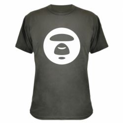Камуфляжная футболка Logo Bape Monkey - PrintSalon