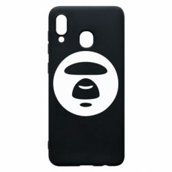 Чехол для Samsung A20 Logo Bape Monkey - PrintSalon