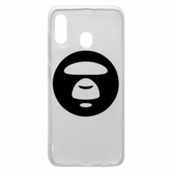 Чехол для Samsung A30 Logo Bape Monkey - PrintSalon