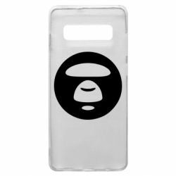 Чехол для Samsung S10+ Logo Bape Monkey - PrintSalon