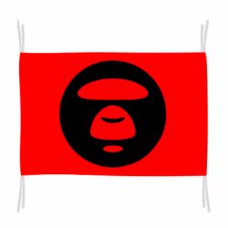 Флаг Logo Bape Monkey - PrintSalon