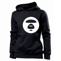 Женское худи Logo Bape Monkey - PrintSalon