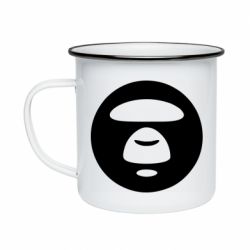 Кружка эмалированная Logo Bape Monkey - PrintSalon
