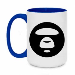 Чашка двухцветная 420ml Logo Bape Monkey - PrintSalon