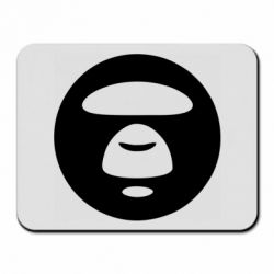 Коврик для мыши Logo Bape Monkey - PrintSalon
