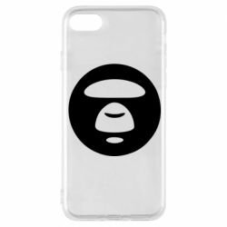 Чехол для iPhone 8 Logo Bape Monkey - PrintSalon