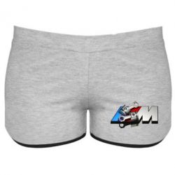 Женские шорты Logo BMW  3 - PrintSalon