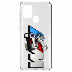Чехол для Samsung A21s Logo BMW  3 - PrintSalon